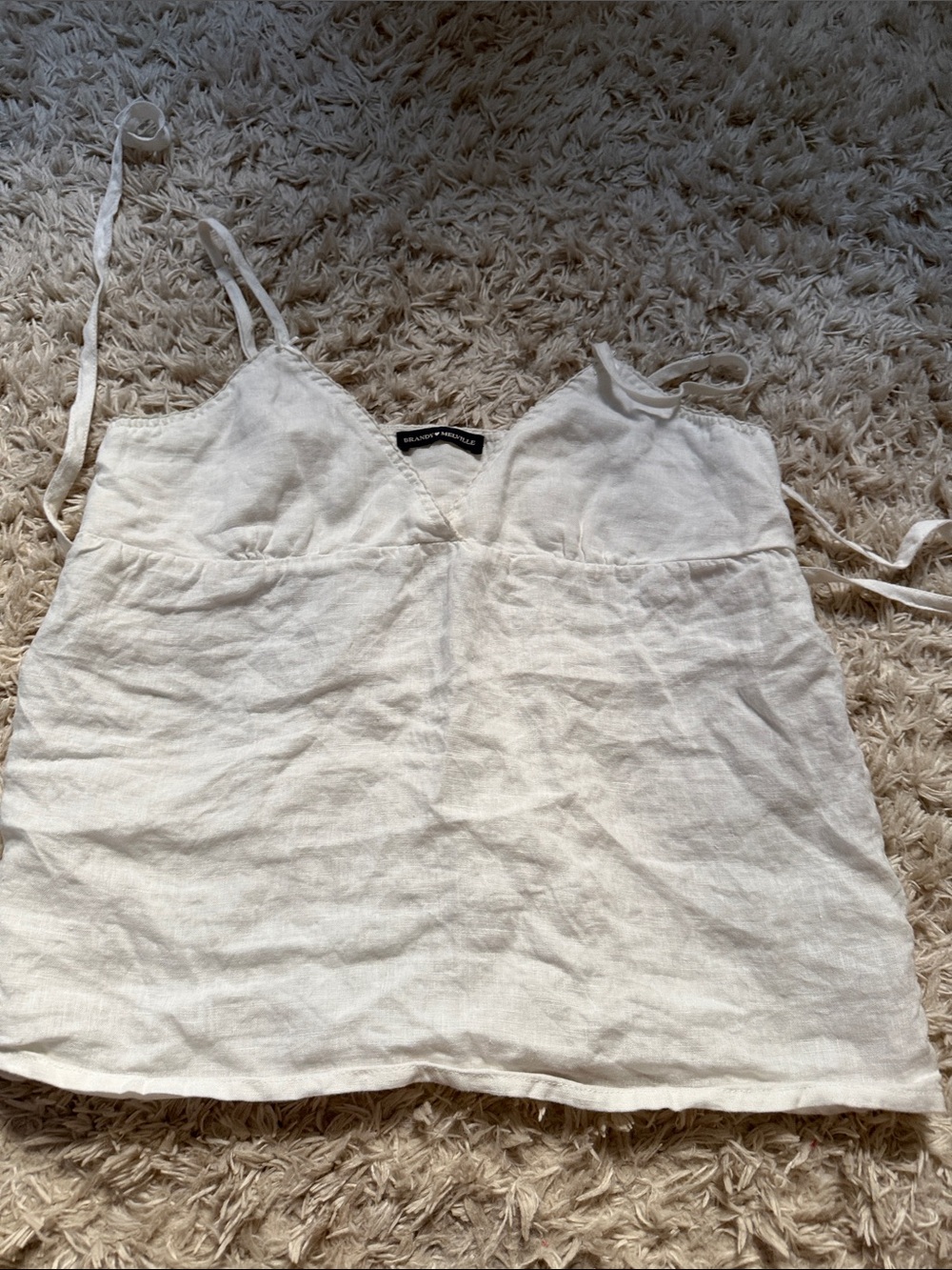 Brandy Melville Linen Tank